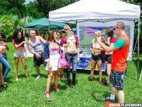 Haley Reed, Layla London & Mila Marx - Catfight on Campus - Photo #1