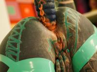 Body modifier Anuskatzz sticks a big dildo into her anal cavity - Photo #4