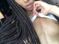 Dirty ebony Kira Noir exposes her amazing ass and slim figure in a solo - Photo #6