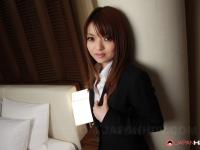 Japanese redhead Kimoko Tsuji shows her upskirt panties and trimmed muff - Photo #2