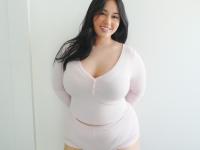 Solo girl with long hair models in bikinis and lingerie during solo action - Photo #7