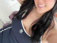 Solo girl with long hair models in bikinis and lingerie during solo action - Photo #11