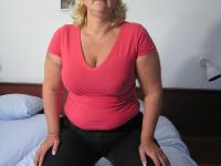 Amateur BBW Gertie shows her fat ass and stretches her devastated muff - Photo #2