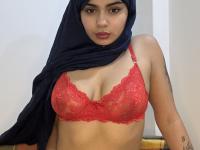 Amateur model with a curvy figure poses in a scarf and sexy underwear - Photo #4