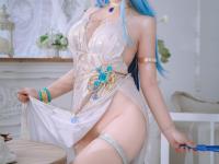 Pretty Asian babe shows her big ass while teasing in a sexy dress - Photo #2