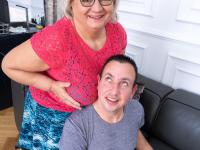Fat old woman partakes in hardcore sex with her far younger lover - Photo #1