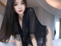 Fair skinned Asian beauty removes her robe while wearing sensual lingerie - Photo #9
