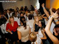 Seductive gals are into cock sucking contest at the drunk party - Photo #4