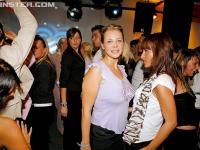 Seductive gals are into cock sucking contest at the drunk party - Photo #5