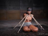 Ebony doll Chanell Heart gets involved in a female domination BDSM sex action - Photo #5