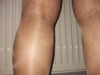 Far grandmother Caro flashes pubic hairs that escape her upskirt underwear - Photo #5