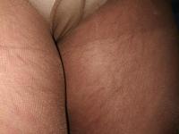 Far grandmother Caro flashes pubic hairs that escape her upskirt underwear - Photo #6