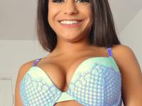 Sexy amateur Nicole Bexley shows off her big boobs & spreads her shaved pussy - Photo #6