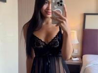 Asian girl shows her big ass while taking mirror selfies in sexy lingerie - Photo #17