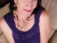 Tiny tits granny Anna teases her hard nipples in high heels - Photo #1