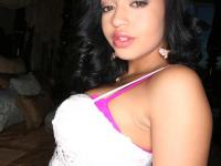 Brunette Latina teen Karissa Kane gets a white dick in her tight slit - Photo #2