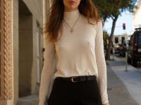 Skinny babe Marie Boitte teases with her underboobs while posing in panties - Photo #2