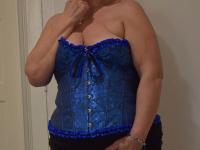 Overweight granny Phillipas Ladies undoes her bustier during solo action - Photo #9