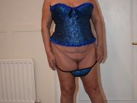 Overweight granny Phillipas Ladies undoes her bustier during solo action - Photo #11