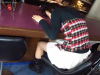 Young Japanese girl is mouth fucked while on her knees in panties - Photo #1