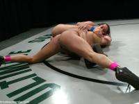 Lesbian MILFs Isis Love & Tory Lane having a naked display-my-boobs catfight - Photo #16