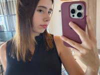 Brunette teen with a big ass models in a variety of outfits and locations - Photo #20
