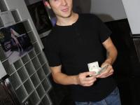 Short haired blonde Riley Nixon exposes her big tits and sucks a gloryhole BBC - Photo #21