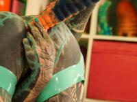 Body modifier Anuskatzz takes a big dildo to her filthy asshole - Photo #12