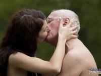 Adventurous teen Lilu enjoys position-69 oral sex with a very old man poolside - Photo #3