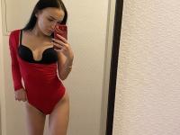 Dark-haired amateur Sasha Sparrow takes selfies of her big booty as she strips - Photo #10