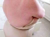 Chubby granny Marie Theres shows her big saggy tits & ass while changing - Photo #4