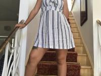 Pregnant amateur girlfriend Indica Monroe displays her bum and tits in a solo - Photo #2