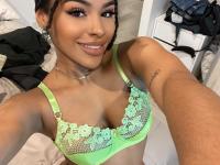 Cute ebony girl with an ass to die for sticks her tongue out in the nude - Photo #4