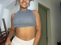 Cute ebony girl with an ass to die for sticks her tongue out in the nude - Photo #5