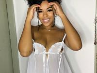 Cute ebony girl with an ass to die for sticks her tongue out in the nude - Photo #8