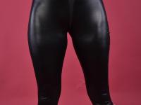 Solo model Hot MILF unzips a catsuit to expose her tits and twatin boots - Photo #9