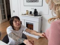 Blonde cougar Amanda seduces her young Chinese exchange student Koudai - Photo #2