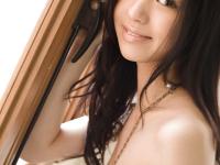 Sweet asian babe Aino Kishi slipping off her dress and panties - Photo #13