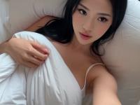 Dark haired Asian girl takes self shots of her beautiful body - Photo #2
