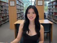 Dark haired Asian girl takes self shots of her beautiful body - Photo #14