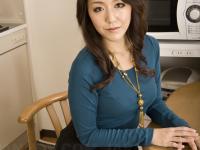 Japanese woman Nao Kato gets butt naked on a kitchen table - Photo #1