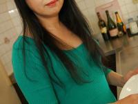Naughty asian mature lady Sachiko Matsushita getting rid of her clothes - Photo #1