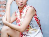 Asian hottie Sophier Deng showing her nice ass & her erect nipples outdoors - Photo #2