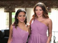 Isabella Jules & Vivianne DeSilva don matching gowns before lesbian sex - Photo #5