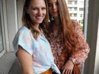 Sweet teen Kiara and Emily J unveil their slim bodies and play with a sex toy - Photo #1