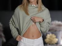 Skinny Hungarian babe Candee Licious enjoys outdoor anal sex with a hung stud - Photo #1