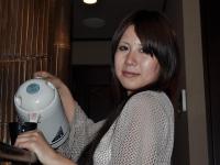 Sassy asian MILF Yoko Okada undressing and toying her hairy cunt - Photo #3