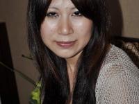 Sassy asian MILF Yoko Okada undressing and toying her hairy cunt - Photo #5