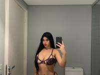 Brunette amateur with nice big tits takes naked selfies in lingerie - Photo #14