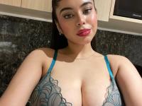Brunette amateur with nice big tits takes naked selfies in lingerie - Photo #17